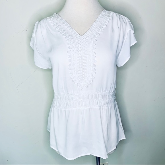 clothing obsessed company Tops - Crochet Detail Plus Size Top by C.O.B.